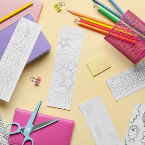 Homemade DIY Bookmark with Letter