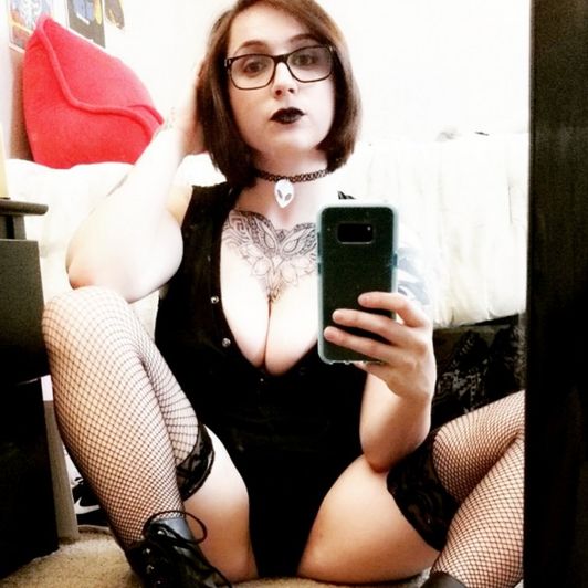 Goth look photo set