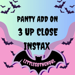 Three Up Close Instax Panty Add On