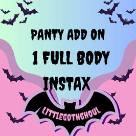 One Full Body Instax Panty Add On