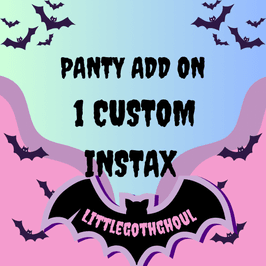 One Custom Instax Panty Add On