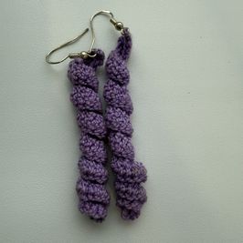 Knitted earrings
