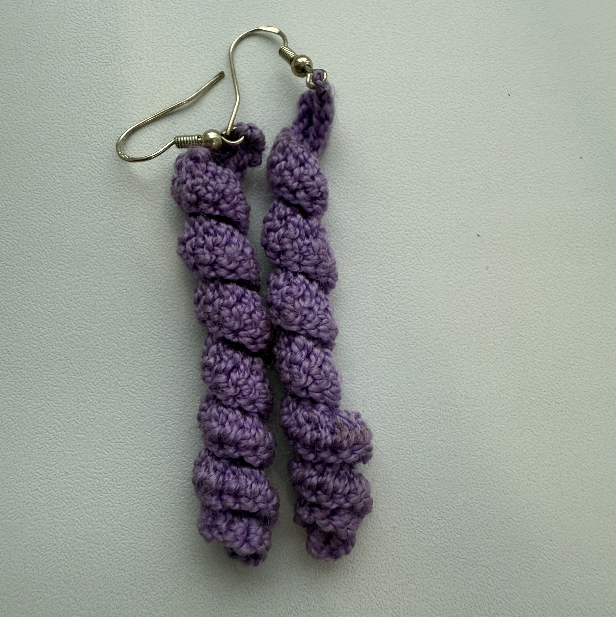 Knitted earrings