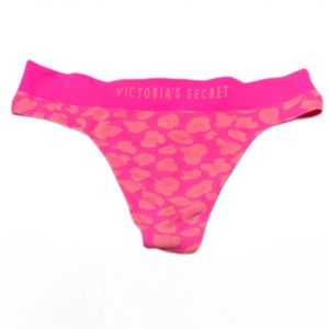 Used Pink Victorias Secret Thong Panty