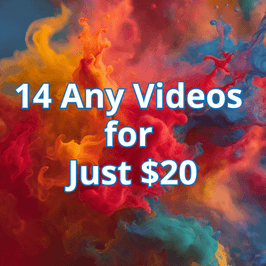 14 Any Videos for Just 20  You Choose!