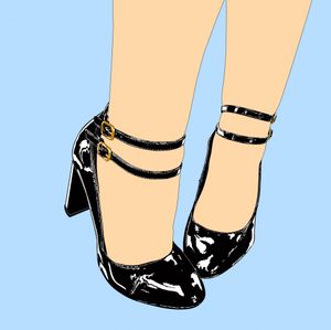Double Strap Heels A4 Print