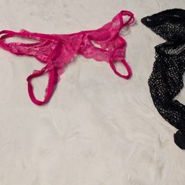 Ripped Fishnets and Crotchless Panties Ariez Smith