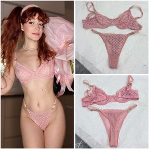 Pink Lingerie Set