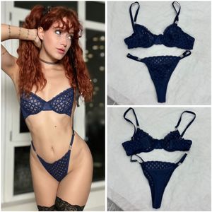 Blue Lingerie Set