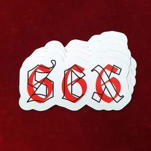 SIXSEXSIX logo stickers