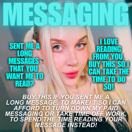 HELP ME BE ABLE TO TAKE TIME TO READ YOUR LONG MESSAGE