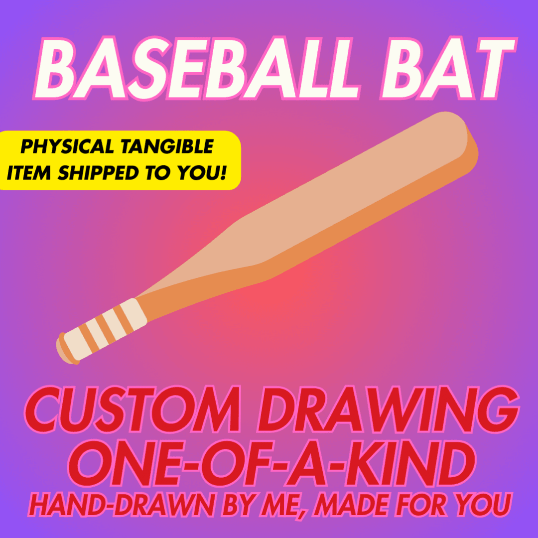 BASEBALLBAT CUSTOM DRAWING