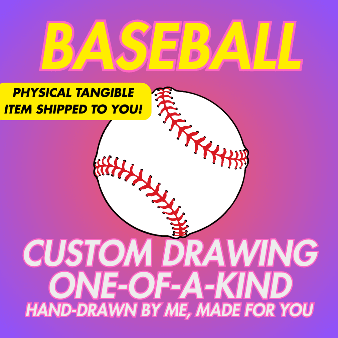BASEBALL CUSTOM DRAWING