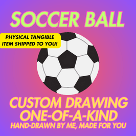 SOCCER BALL CUSTOM DRAWING