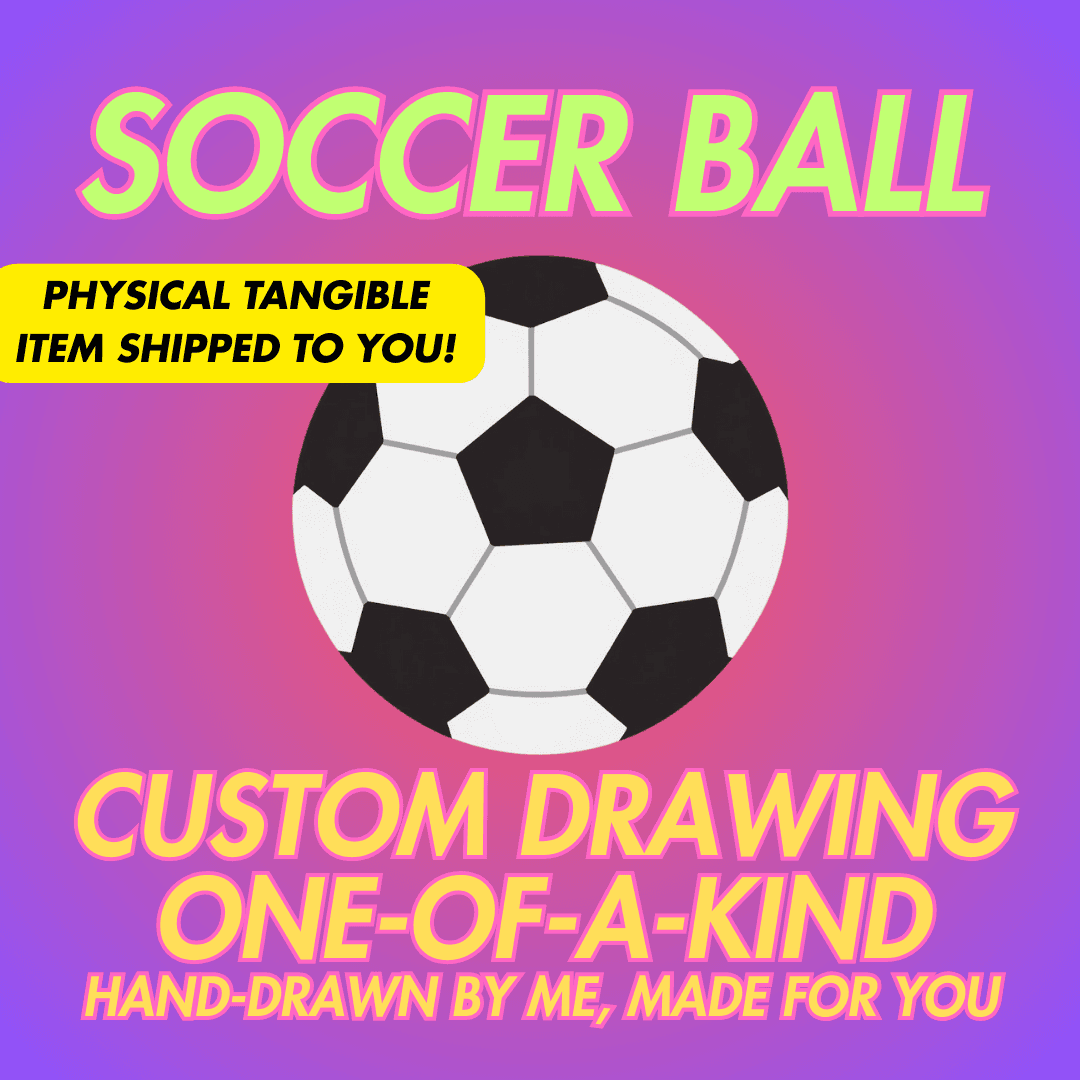 SOCCER BALL CUSTOM DRAWING
