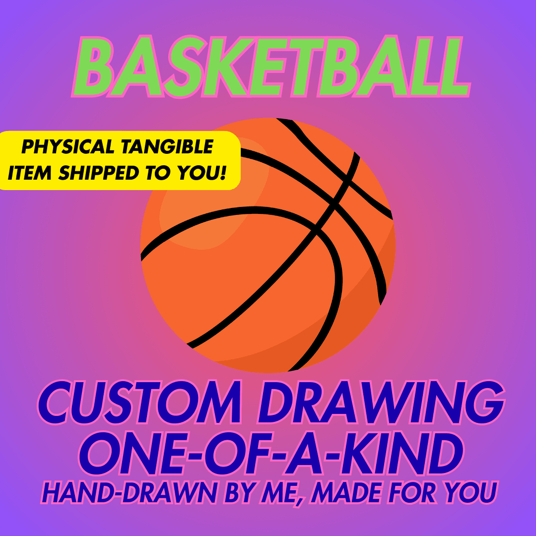 BASKETBALL CUSTOM DRAWING