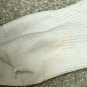 Small Single White Sock New Condition