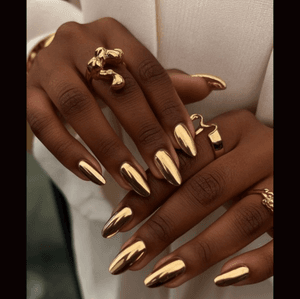 teasing with long sensual nails