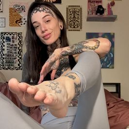 gray yoga pants foot fetish photo set
