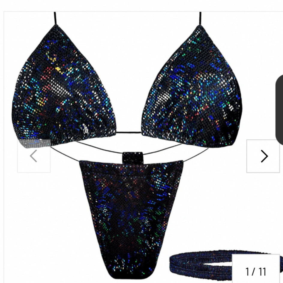 gift me: sparkly black bikini