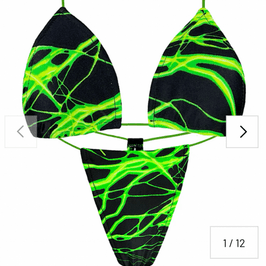 Gift me: neon lightning bikini