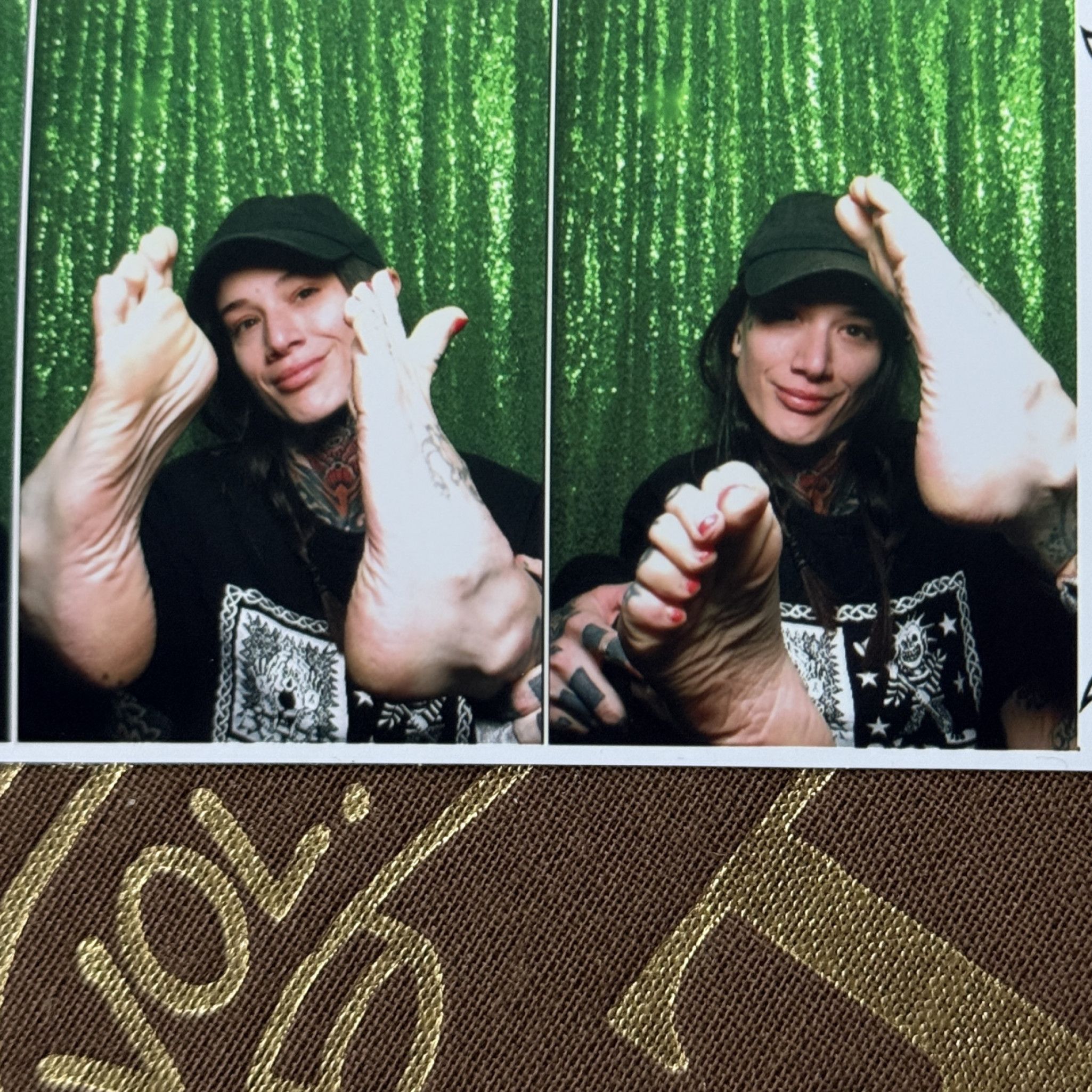 Photobooth barefoot COLOR photo strip