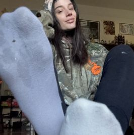 light colored mismatched socks