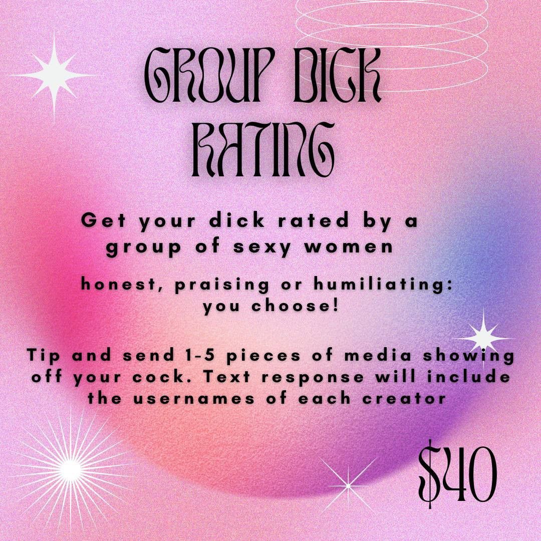 Group Dick Rating