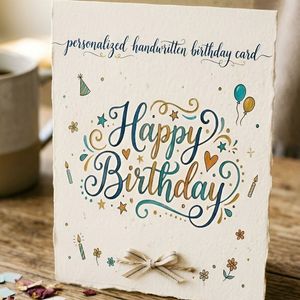 Handwritten Bday Card
