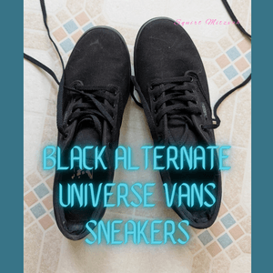 Black Alternate Universe Vans Original Low Top Sneakers