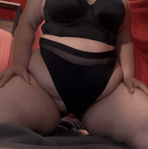 Black Mesh Thong