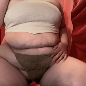 Worn and Torn Brown Lace BBW Thong
