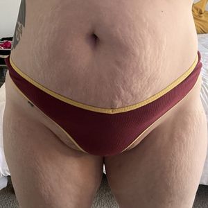 Red and yellow thong