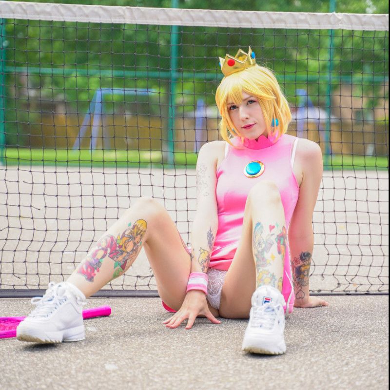 Tennis Peach HD Cosplay Photoset