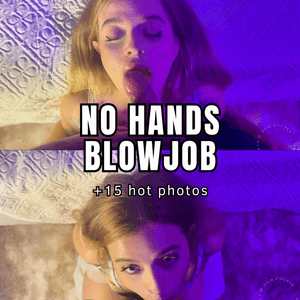 No Hands Blowjob Challenge  Photo Set