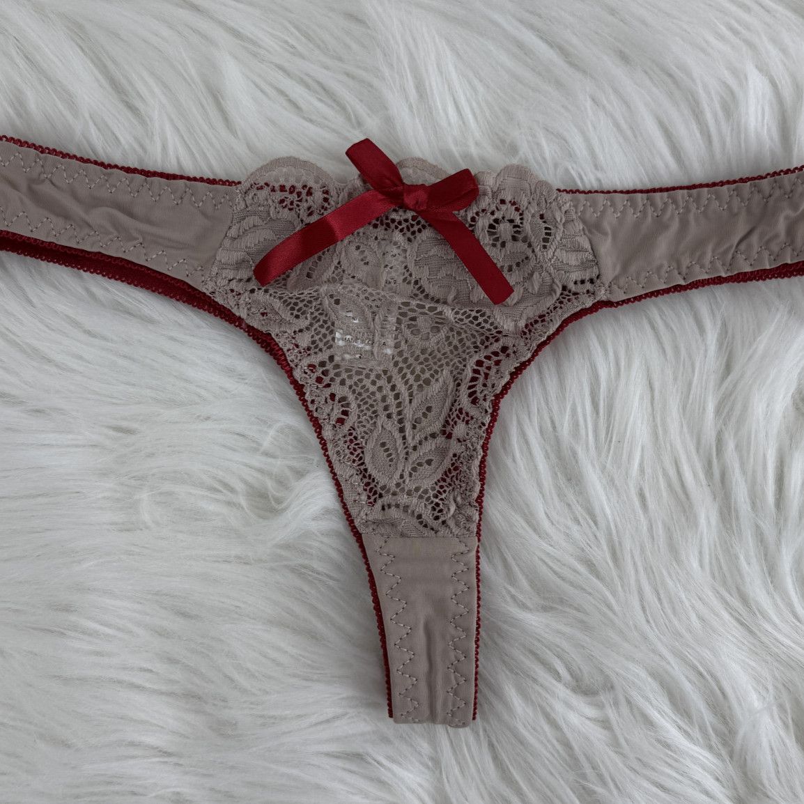 Colourfull Beige Thongs