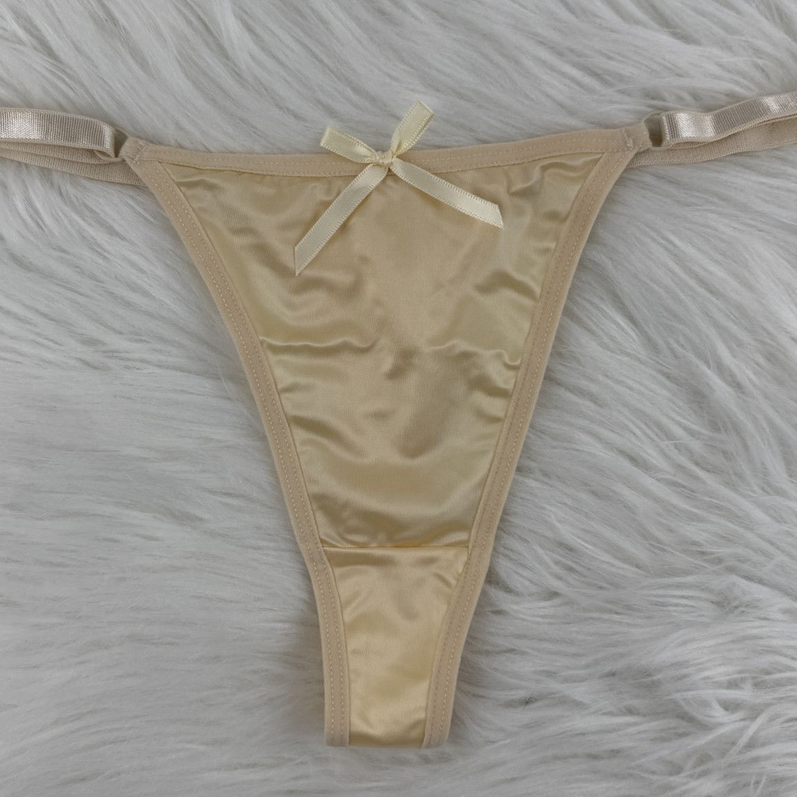 Shiny Yellow Thongs
