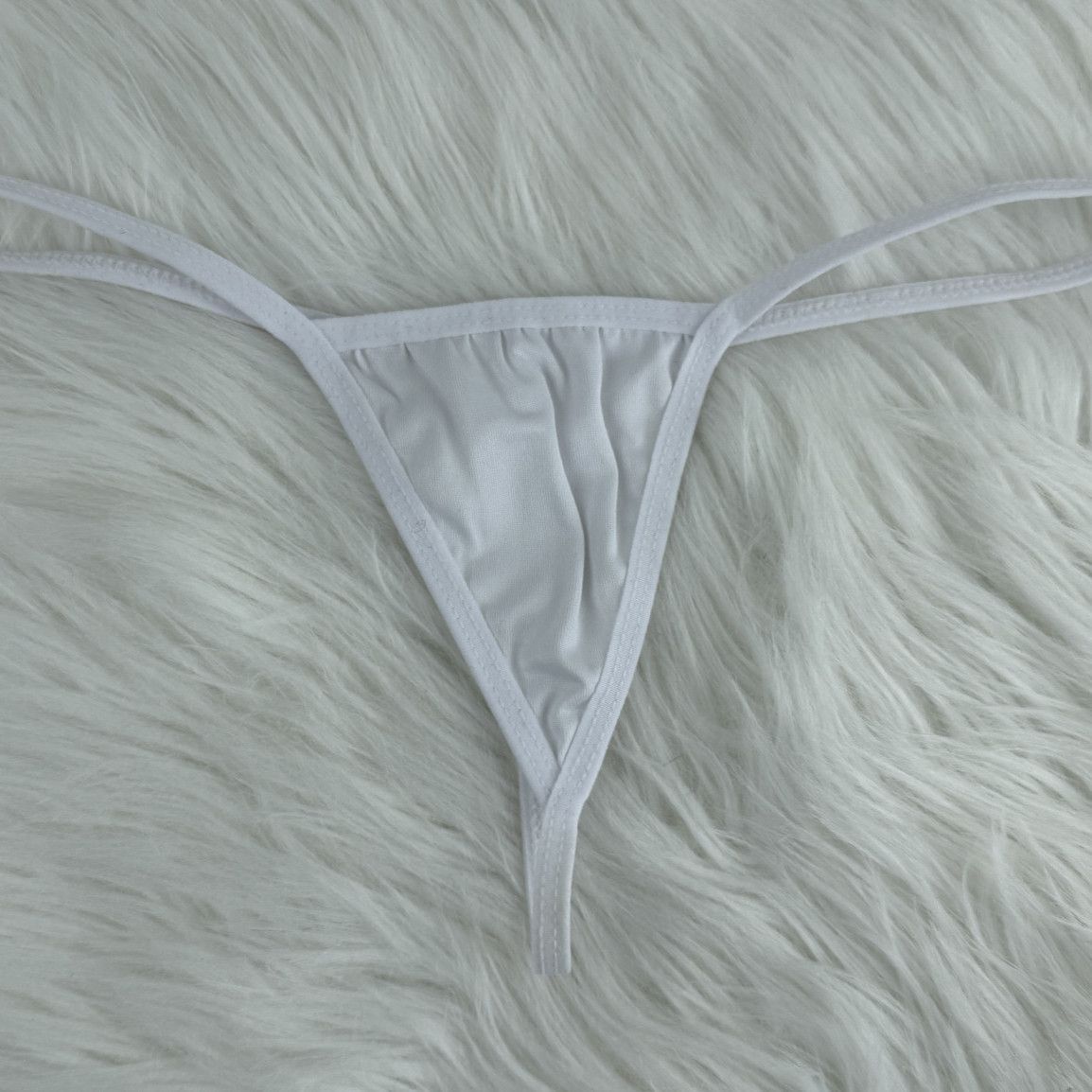 Rough and Ready Simple White Thongs