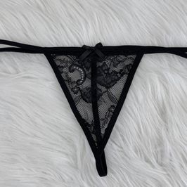 Rough and Ready Black Thongs