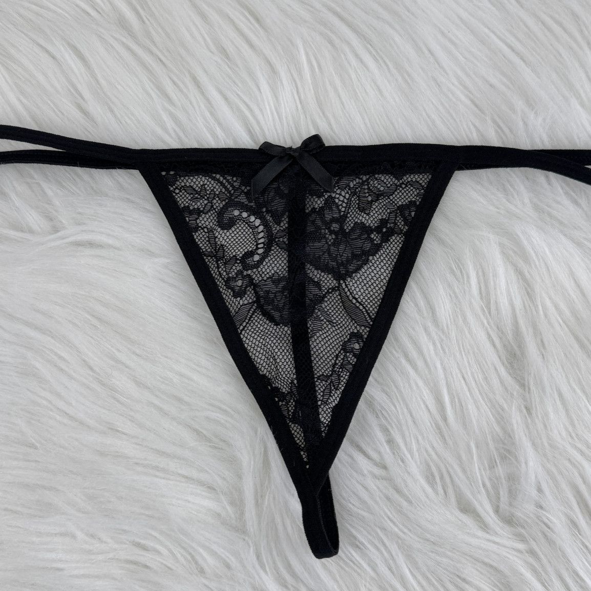 Rough and Ready Black Thongs