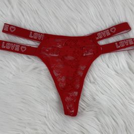 Gym and Love Red Thongs