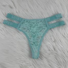 Gym and Love Turquise Thongs