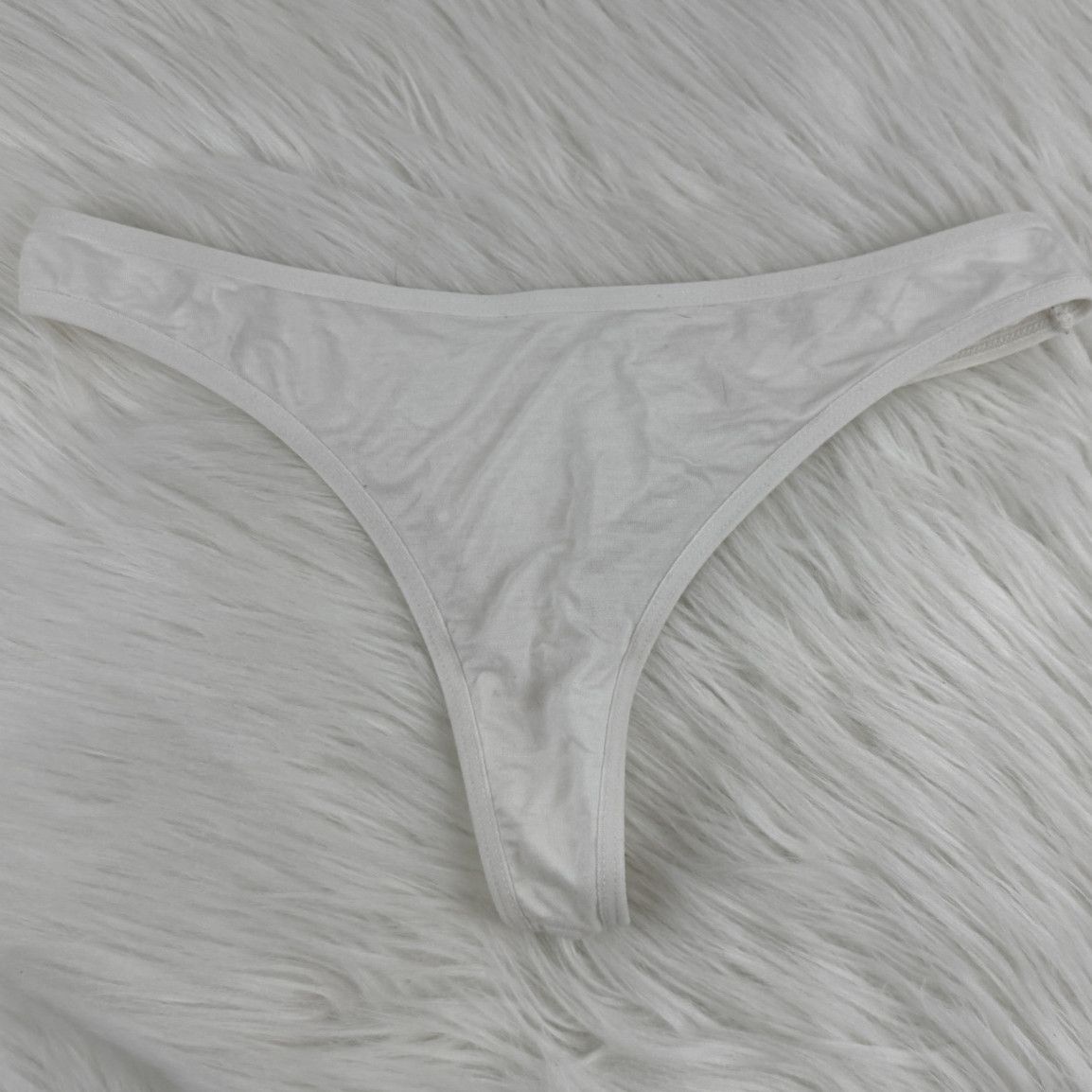 Simple White Thongs