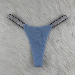 Sporty Glamour Blue Thongs