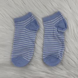 Ankle Socks with White Stripes