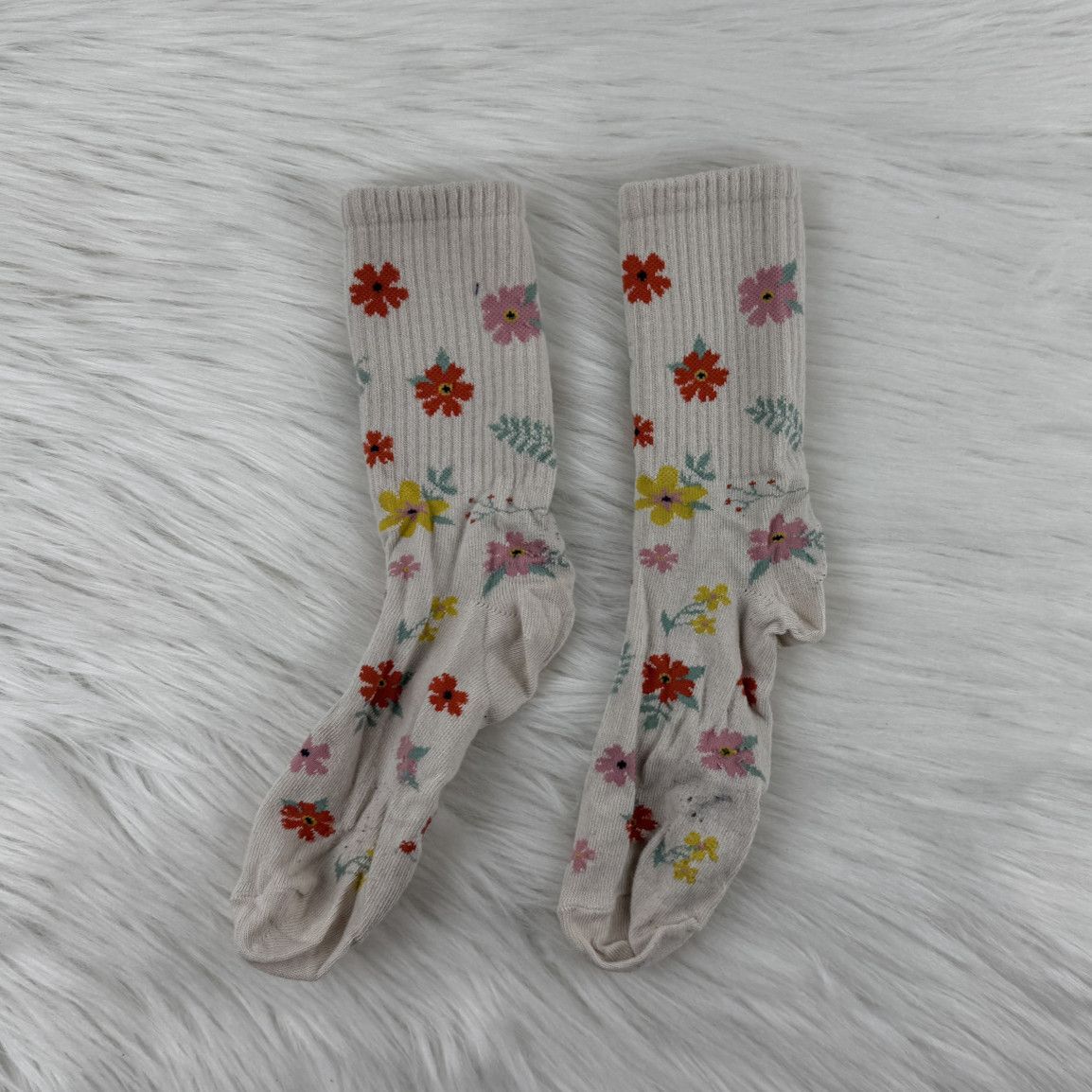 Adorable Creme Socks