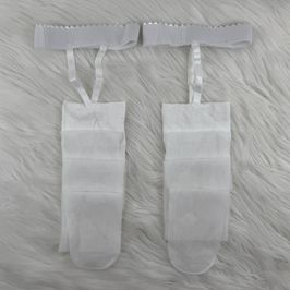 White Stockings with Garters