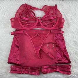 Neon Pink Set with Skirt