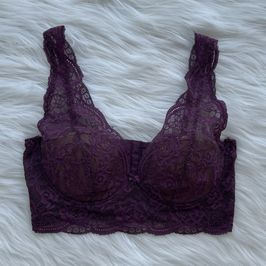 Purple Lacy Bra