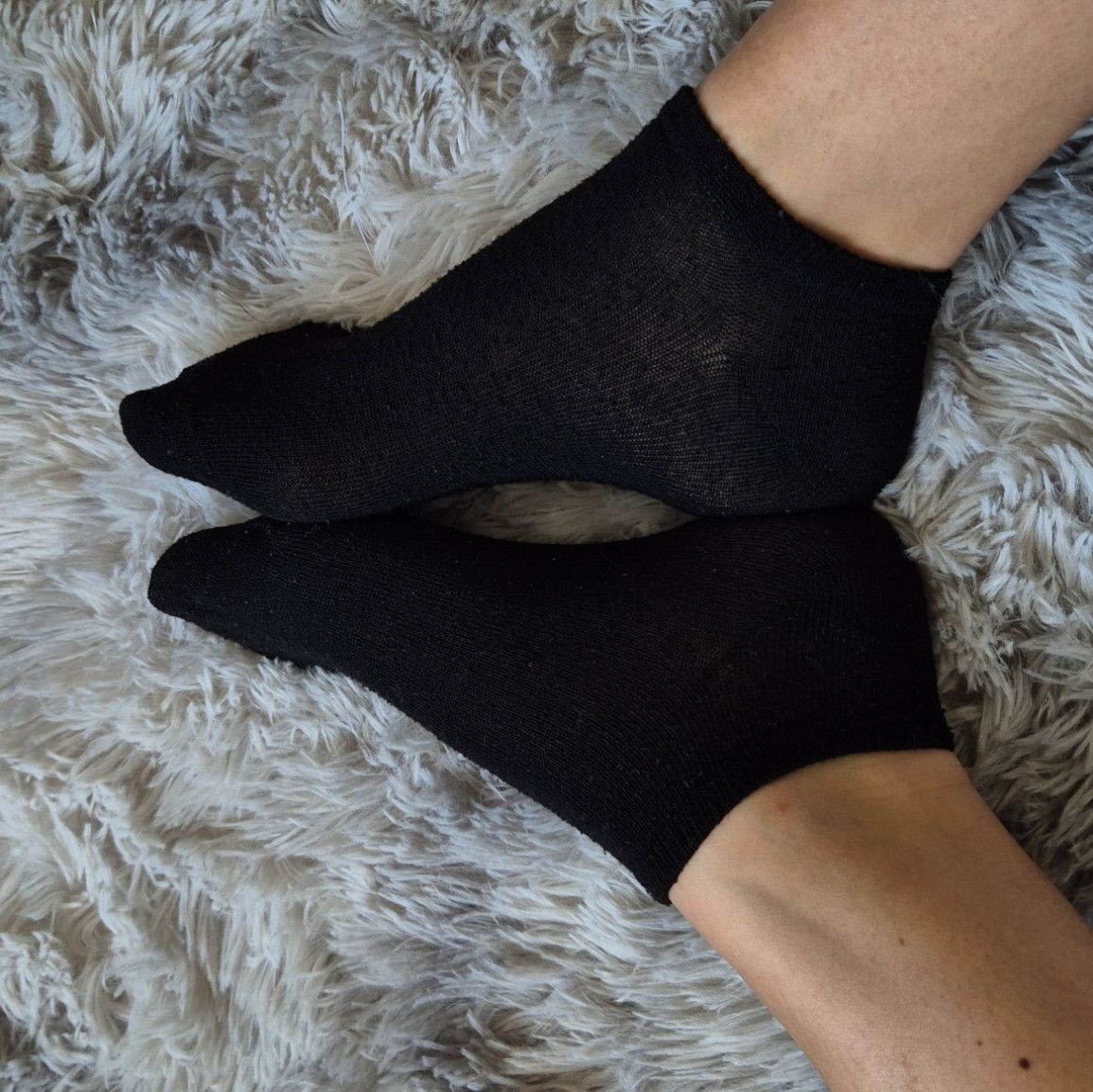 Black Ankle Socks
